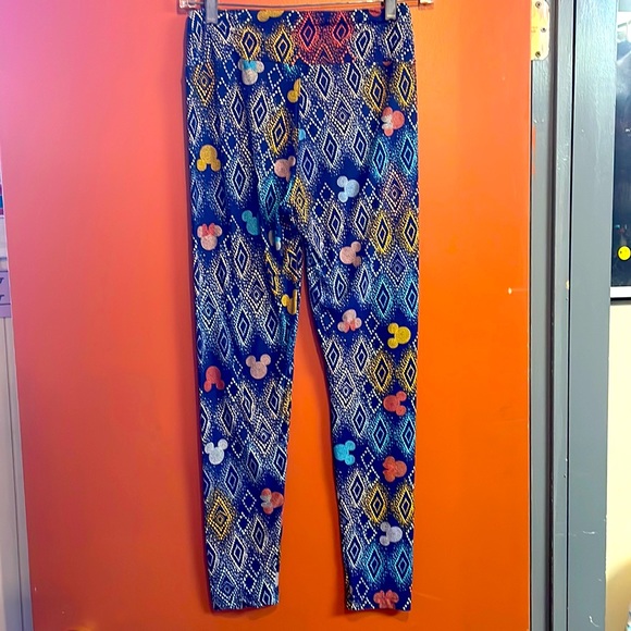 LuLaRoe Disney Mickey Leggings - Picture 1 of 4